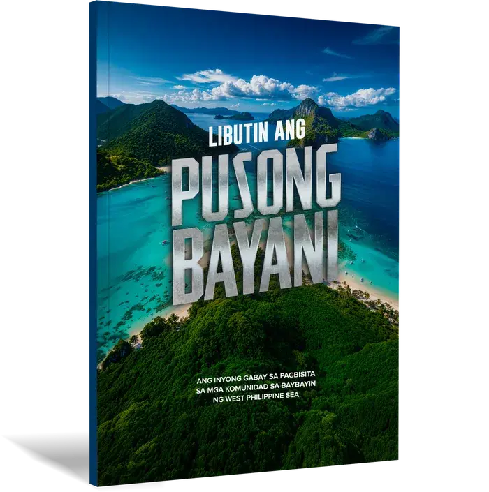 Tour Pusong Bayani: pabalat ng WPS travel guide